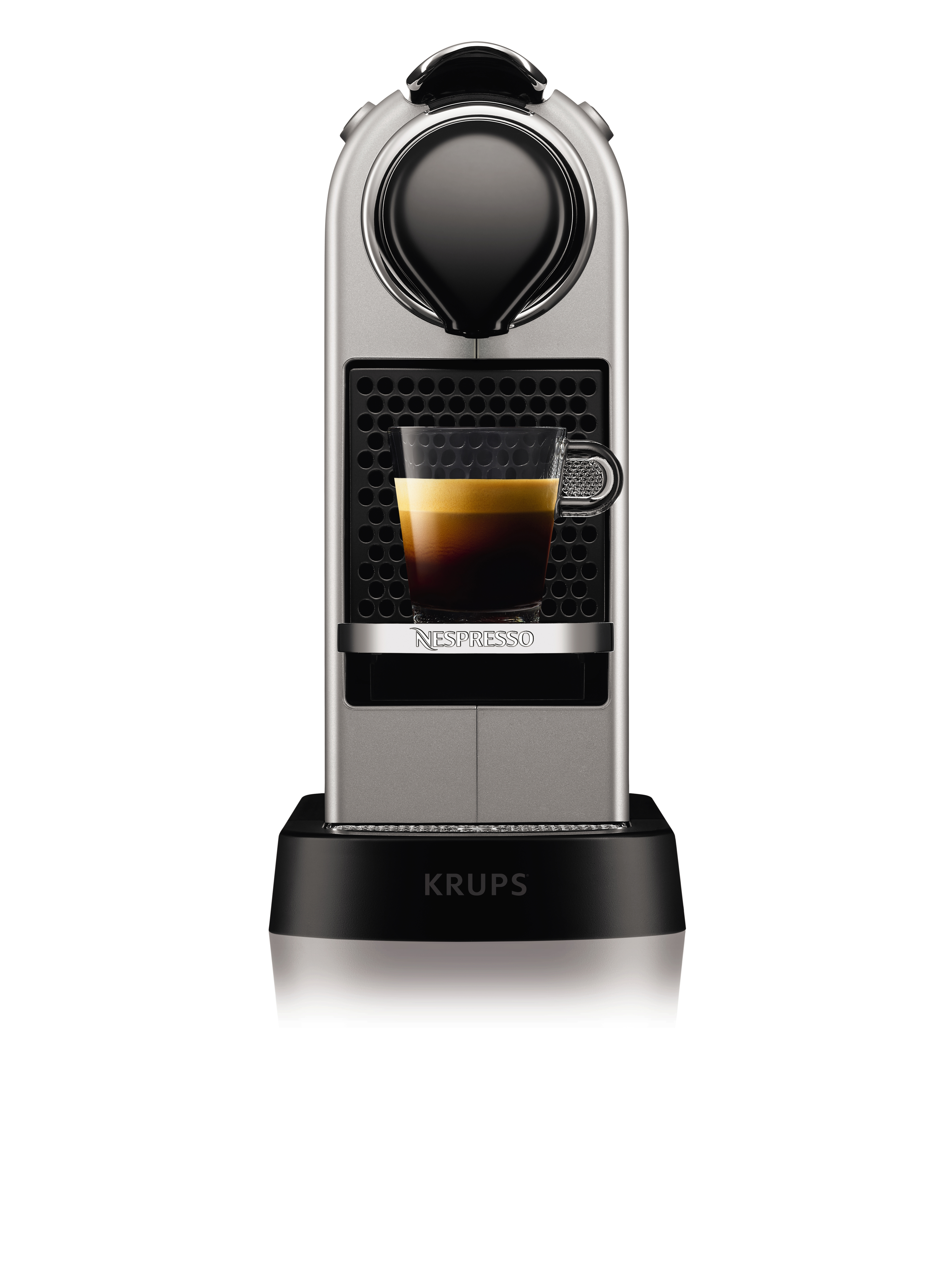 KRUPS XN740B Nespresso New CitiZ Kapselmaschine Silber