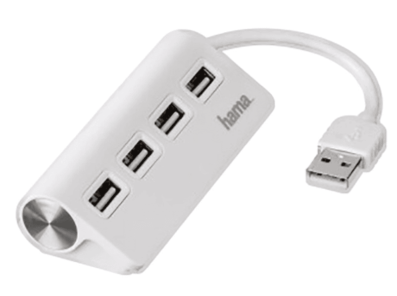 HAMA fehér 4 portos USB 2.0 HUB (12178) HAMA fehér 4 portos USB 2.0 HUB (12178)