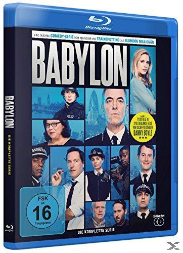 DVD-Cover für Babylon. Das Cover zeigt mehrere Schauspieler in einer Collage.