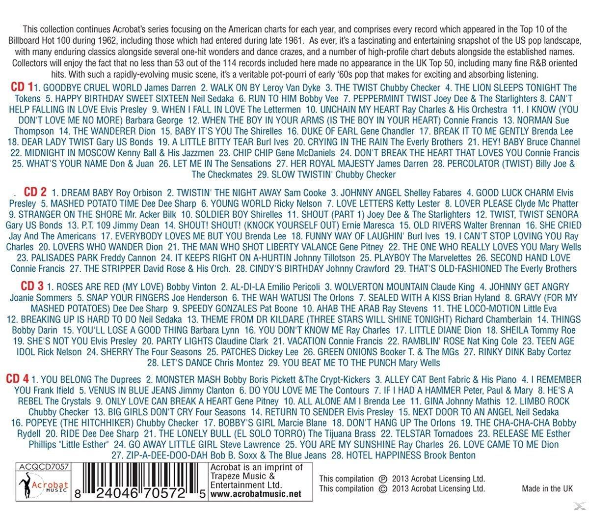 VARIOUS - America's Greatest Hits 1962  - (CD)