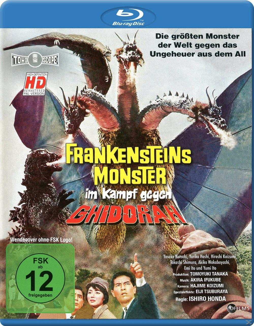 GEGEN MONSTER GHIDORAH FRANKENSTEINS IM KAMPF Blu-ray