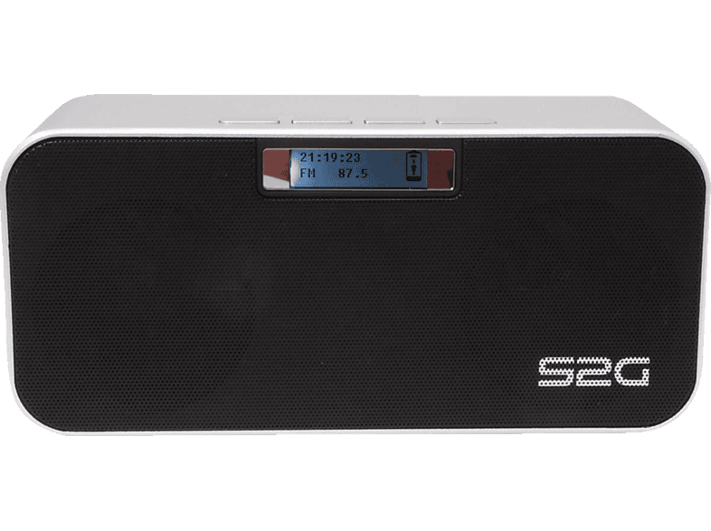 SOUND2GO 10119 Heavy Metal Radio, Bluetooth, Schwarz/Weiß