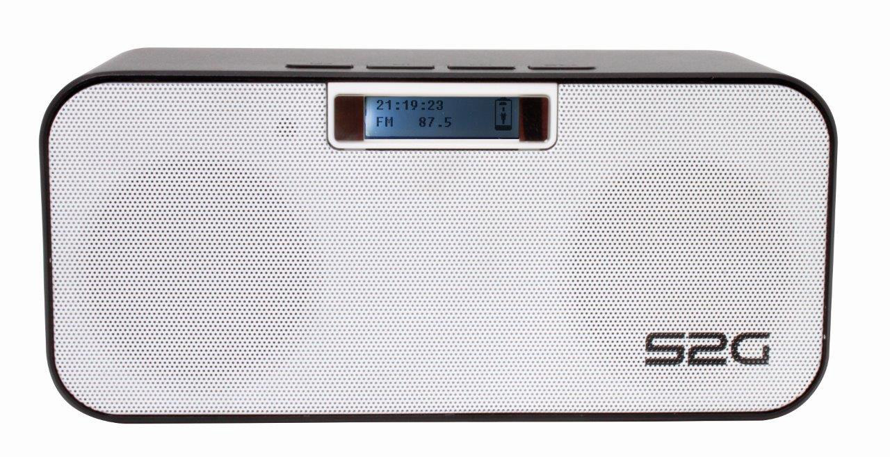 SOUND2GO 10118 Heavy Metal Radio, Bluetooth, Silber/Schwarz