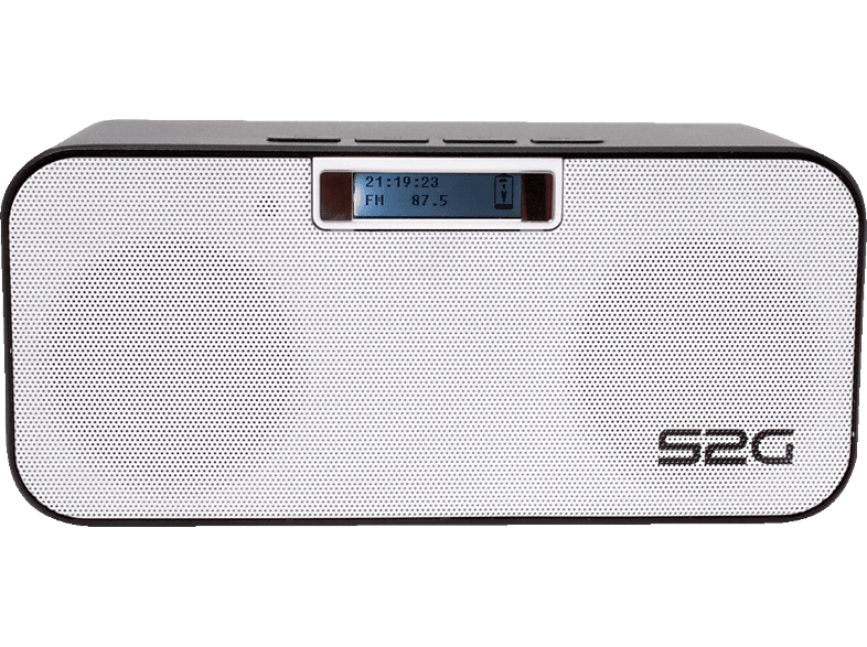 SOUND2GO 10118 Heavy Silber/Schwarz Bluetooth, Metal Radio
