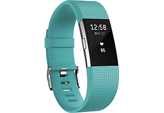 FITBIT Charge 2™ Grösse S - Activity Tracker (Türkis/Silber)