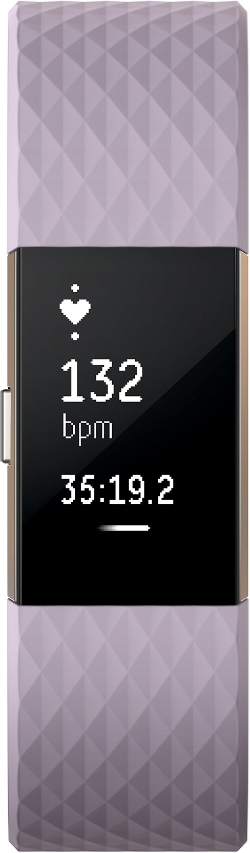 FITBIT Charge 2 Special Edition Small, Fitness Tracker, 140-170 mm, Lavendel/Roségold