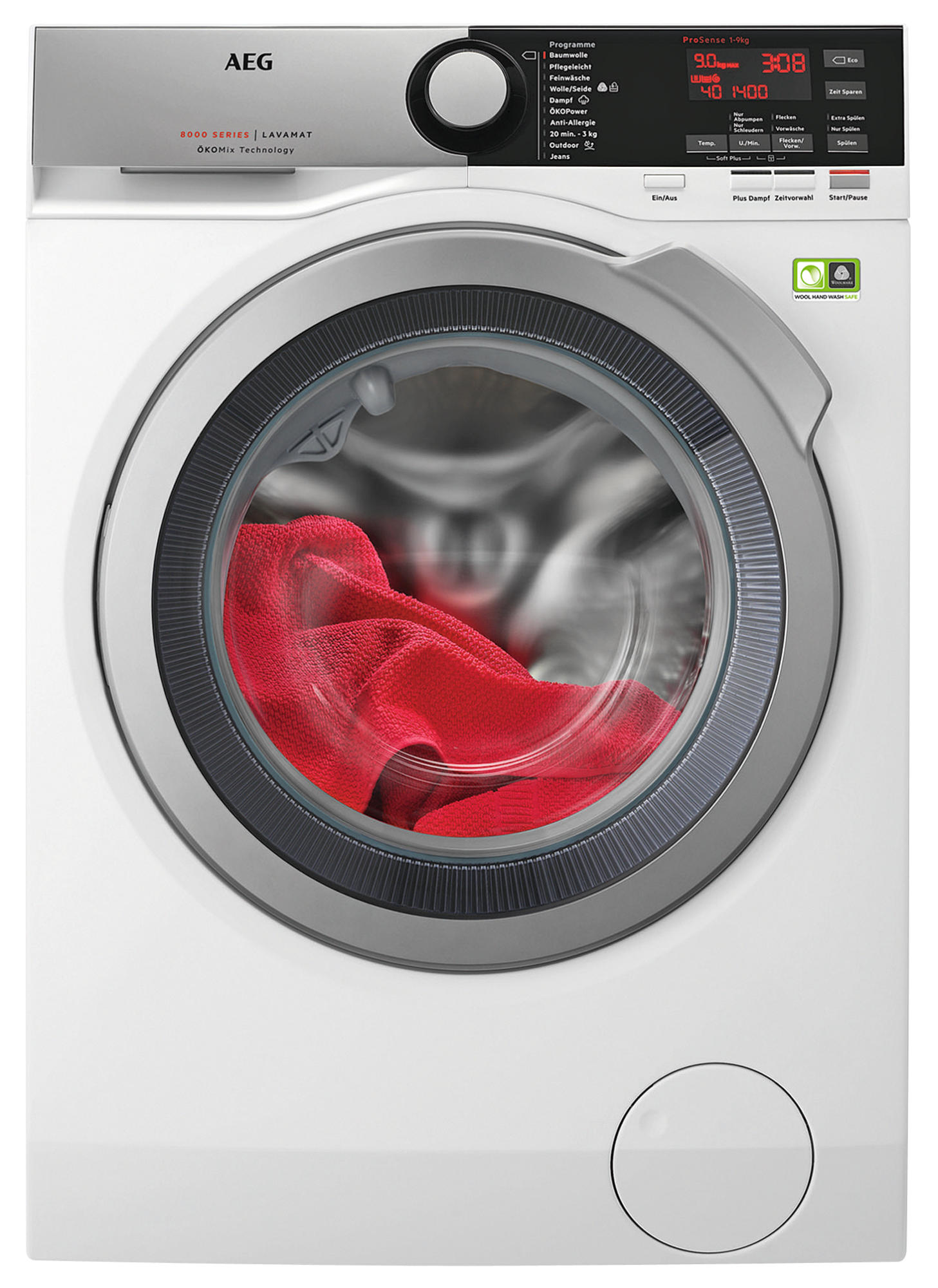 AEG L8FE76495 8000er Serie Waschmaschine (9,0 kg, 1351 U/Min., B)
