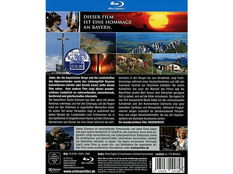 Thumbnail - Bayern HEIMAT 46° 48° N - Chiemsee, Chiemgau, Alpenland Blu-ray