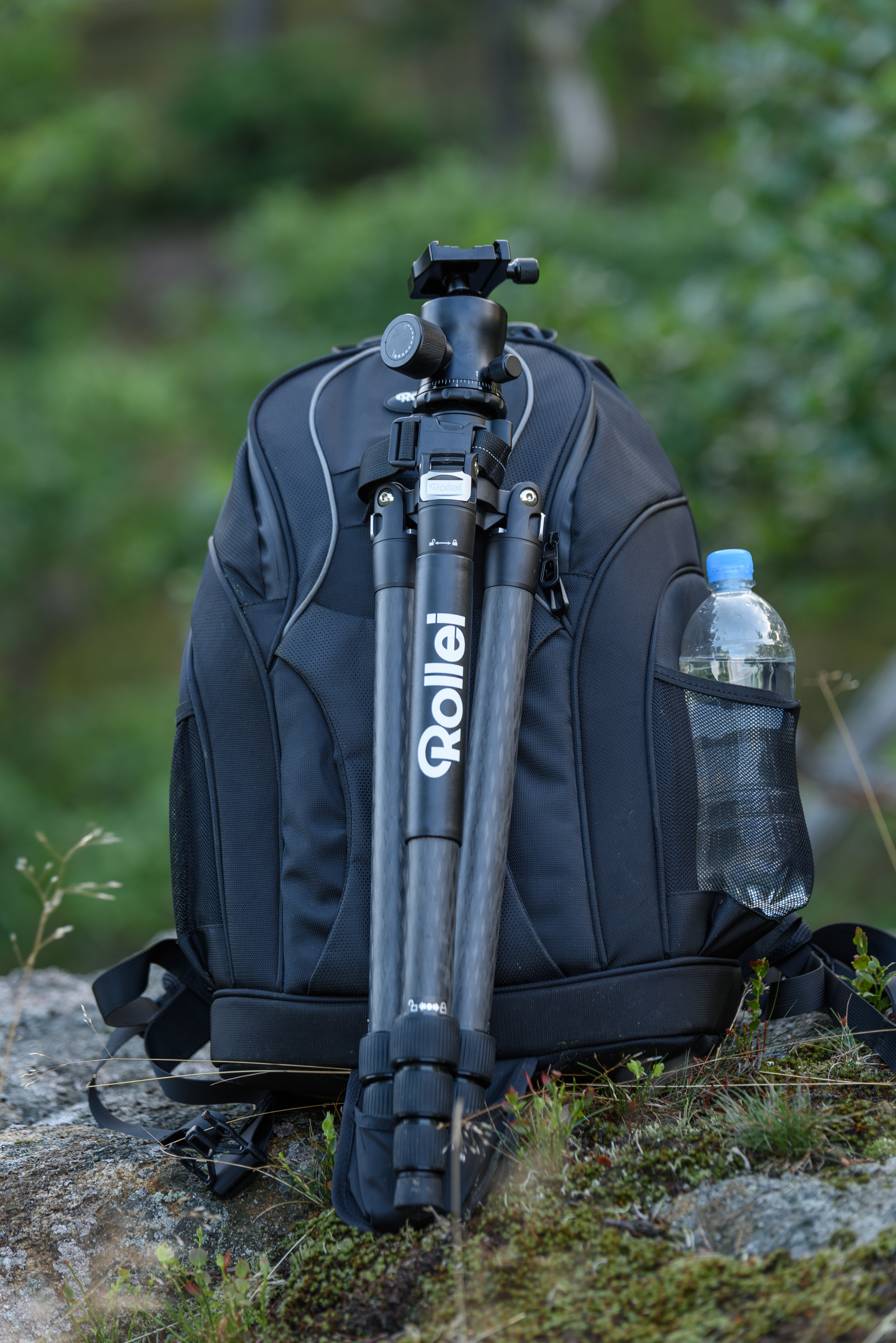 ROLLEI Outdoor 45 L Rucksack, Schwarz