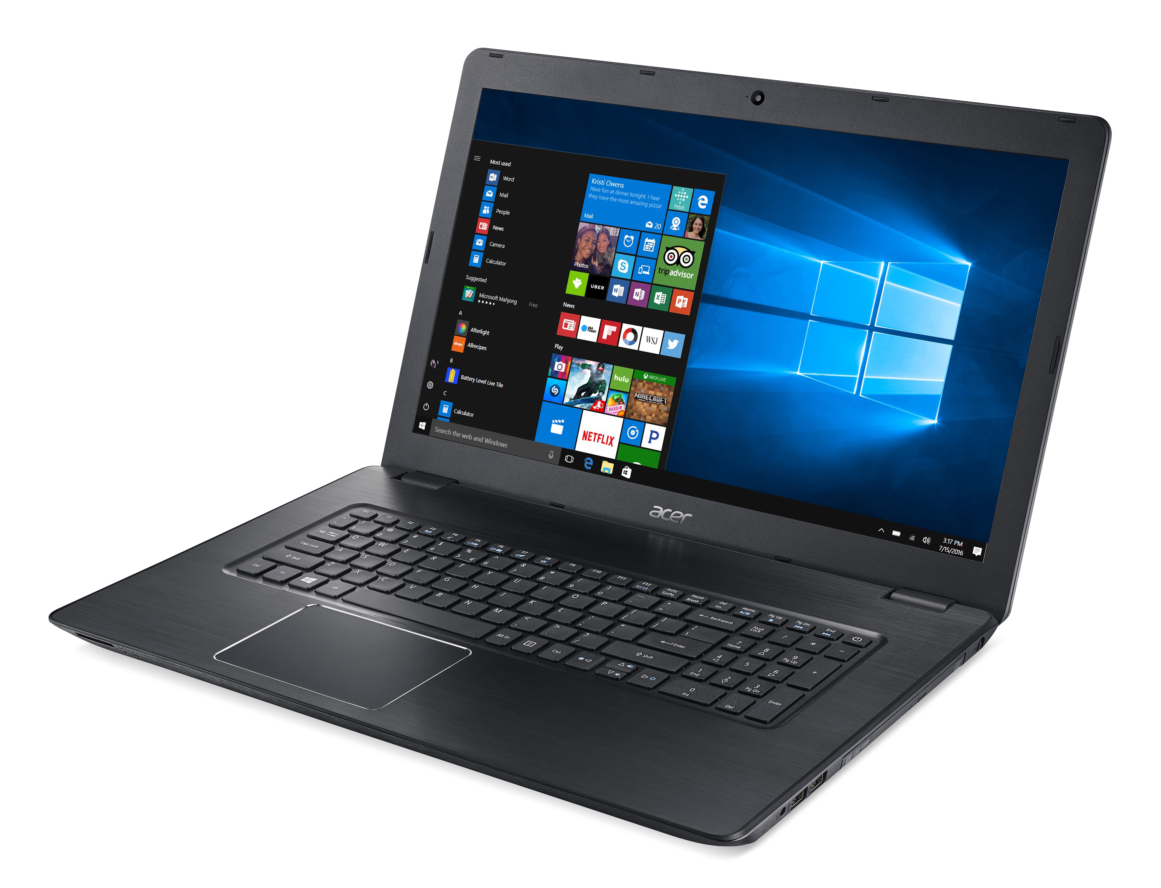 ACER Aspire F 17 (F5-771G-74P9) - 17,3 Zoll - Intel® Core™ i7 i7-7500U - 16 GB - 256 GB - NVIDIA GeForce® GTX 950 - Windows 10 Home (64 Bit)