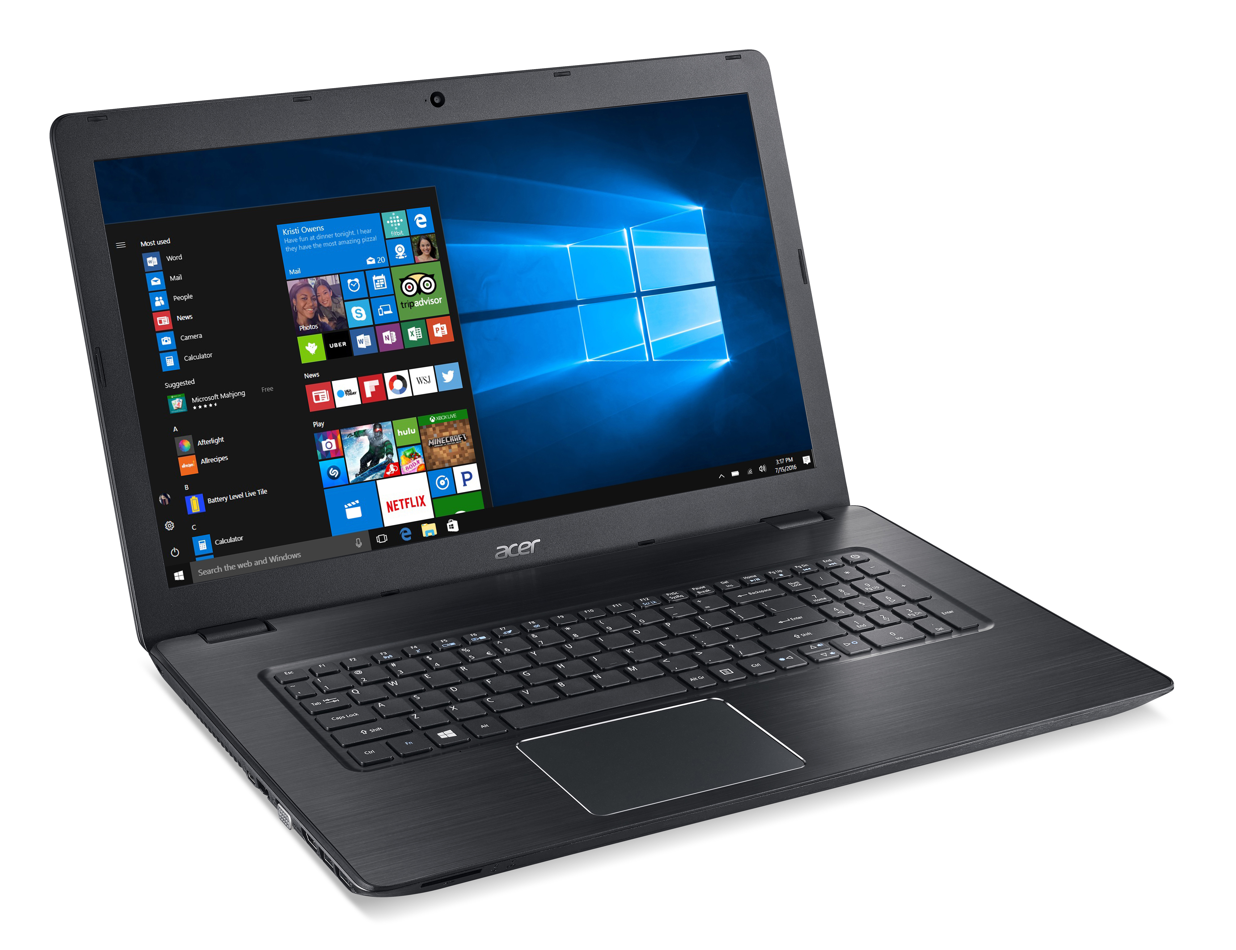 ACER Aspire F 17 (F5-771G-74P9) - 17,3 Zoll - Intel® Core™ i7 i7-7500U - 16 GB - 256 GB - NVIDIA GeForce® GTX 950 - Windows 10 Home (64 Bit)