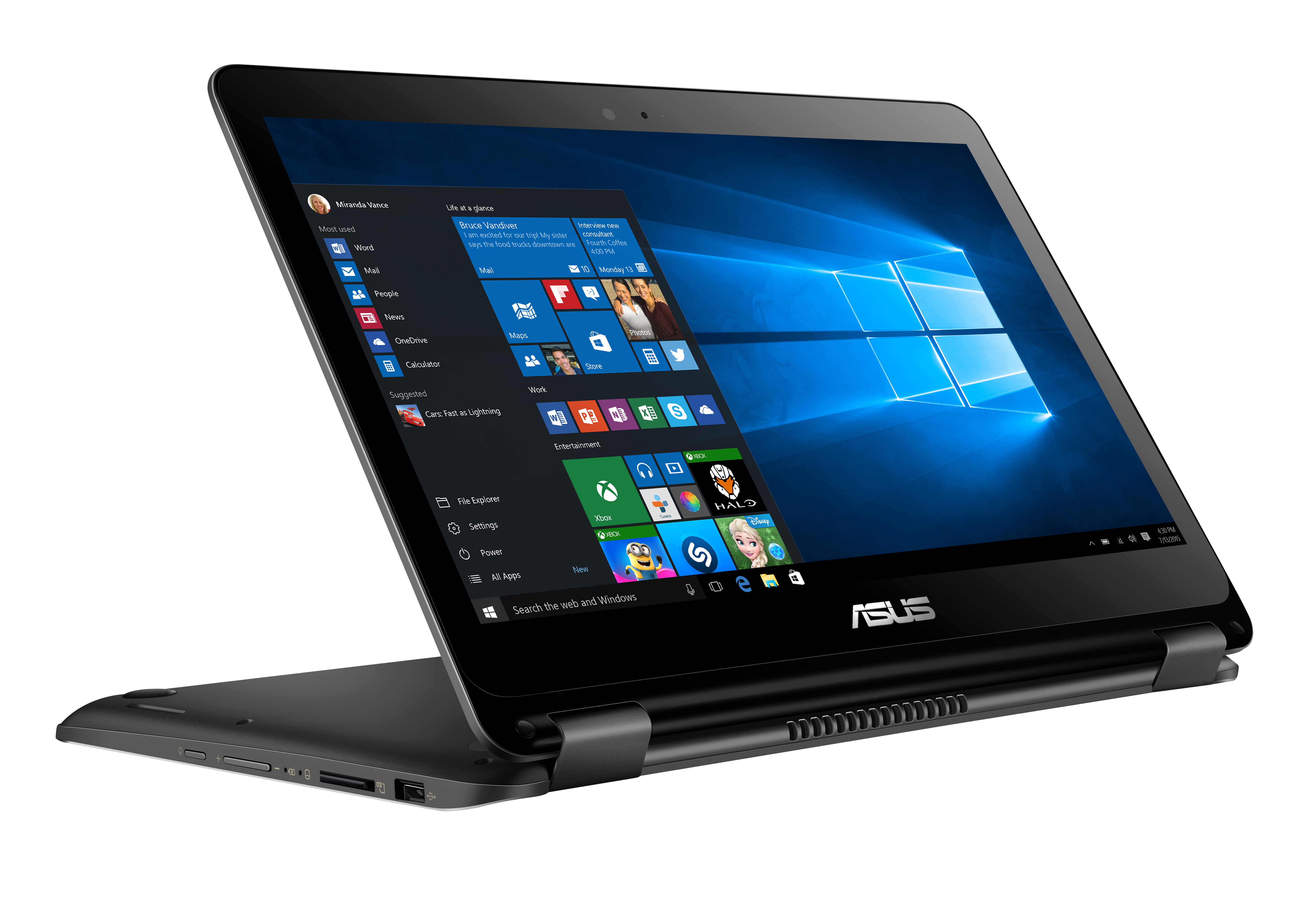 ASUS TP301UJ-C4098T - 13,3 Zoll - Intel® Core™ i7 i7-6500U - 8 GB - 512 GB - NVIDIA - Windows 10 Home (64 Bit)