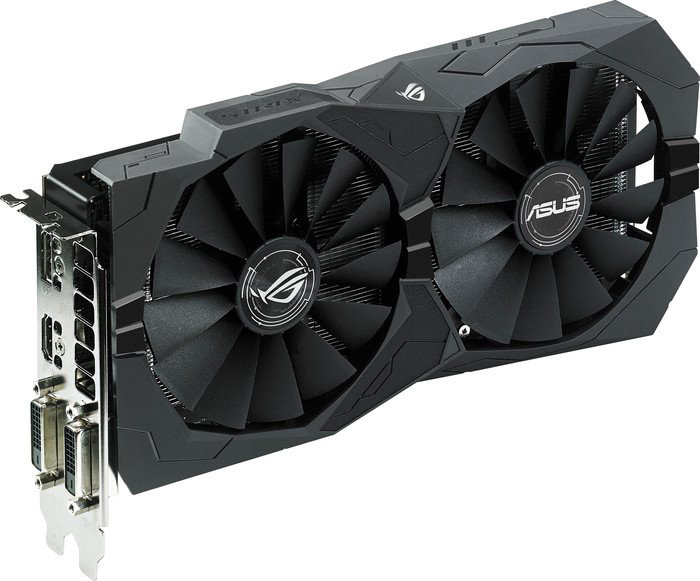 ASUS Radeon RX 470 ROG Strix OC 4GB Gaming (90YV09J2-M0NA00) (AMD, Grafikkarte)
