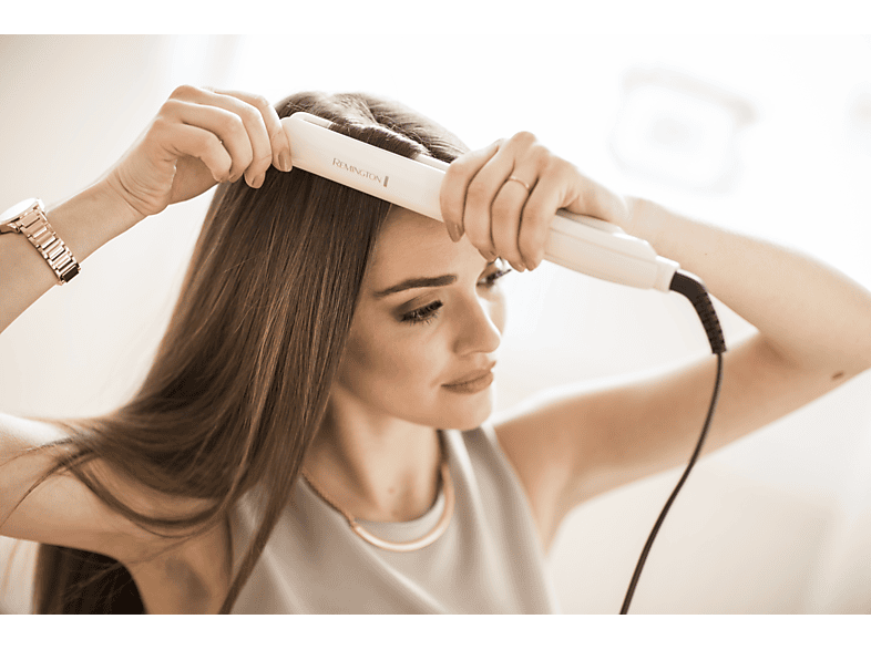Remington S9100 proluxe Haarglätter (Keramik, Temperaturstufen: 9, Rosè) — Foto 5 von 5