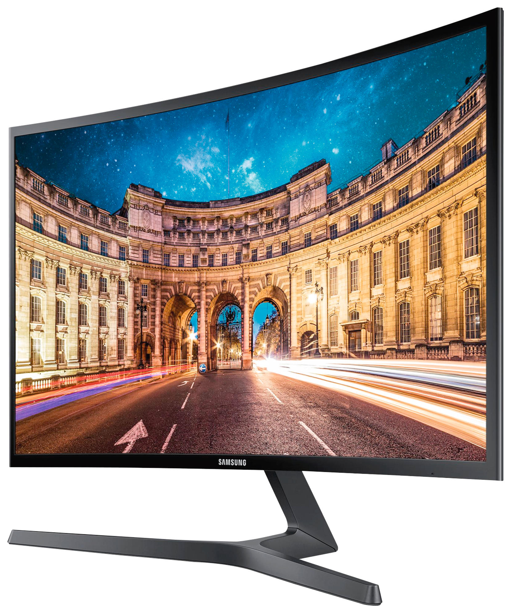 Monitor - Samsung LC27F396, 27", Curvo1800R, Full HD, 250 Cd/M2, Negro