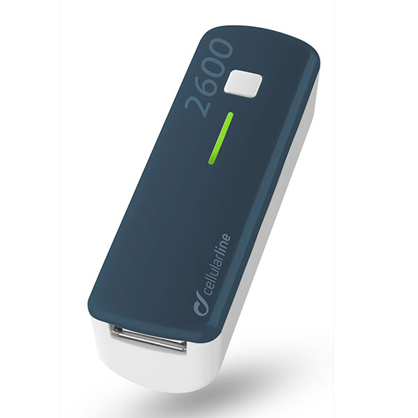 CELLULAR LINE 37127 Powerbank 2600 mAh Blau