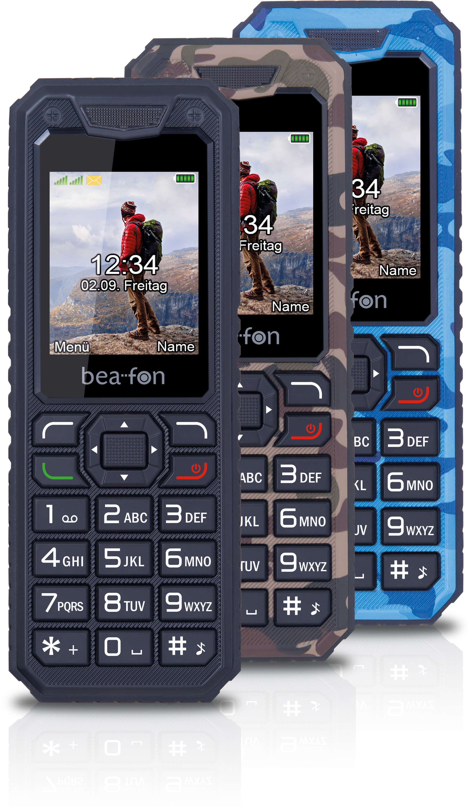 BEAFON AL250 Handy, Schwarz
