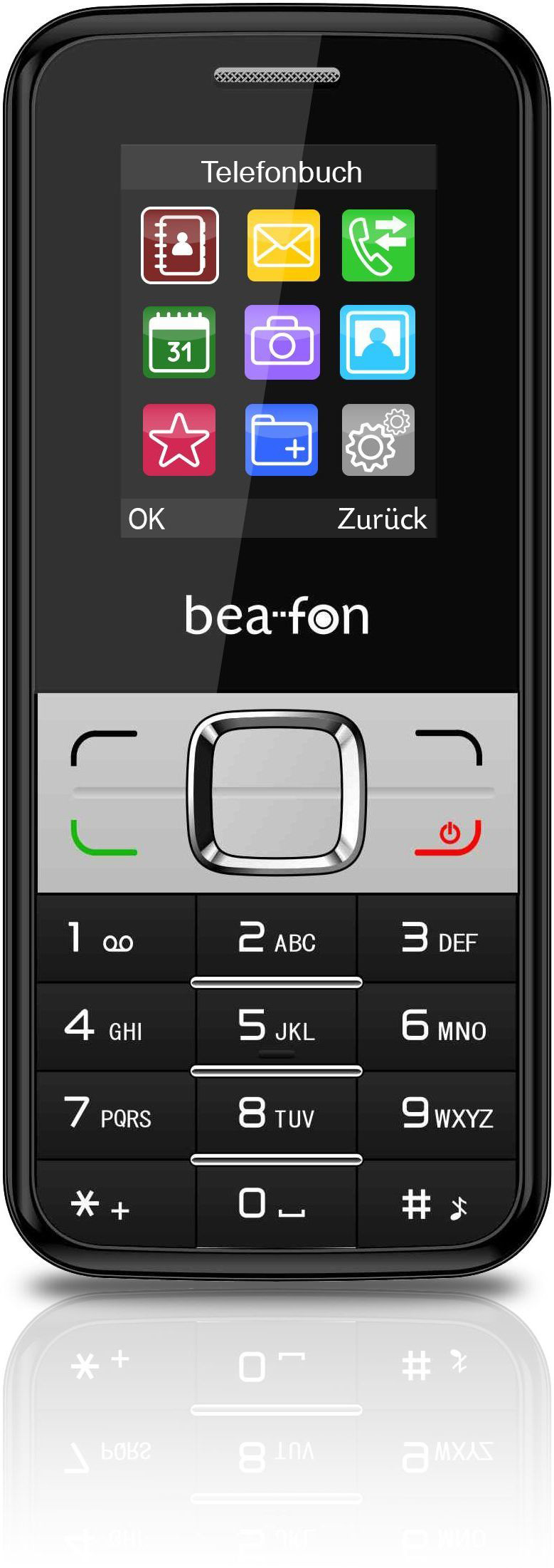 BEAFON C50 Handy, Schwarz