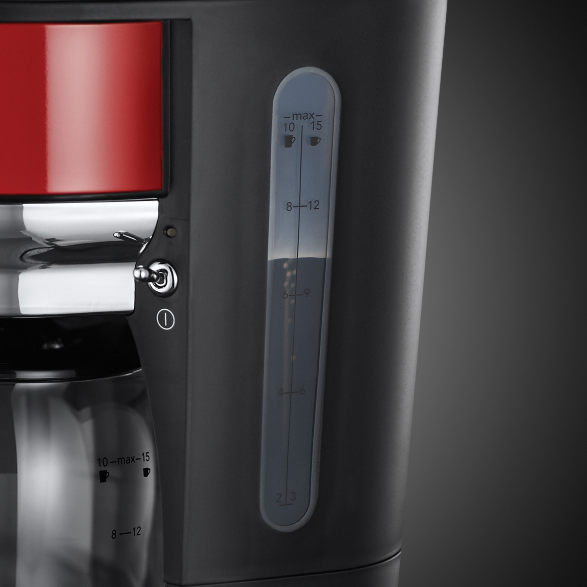 RUSSELL HOBBS 21700-56 Retro Ribbon Red Kaffeemaschine Rot/Edelstahl