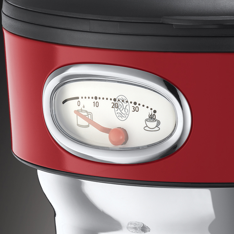 RUSSELL HOBBS 21710-56 Retro Ribbon Red Kaffeemaschine Rot/Edelstahl