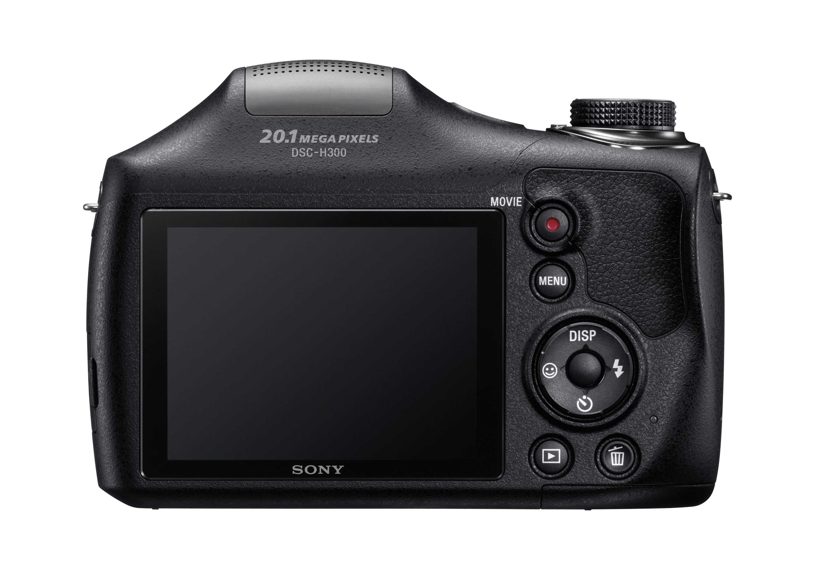 SONY Cyber-shot DSC-H300 Bridgekamera Schwarz, 35x opt. Zoom, TFT-LCD, Xtra Fine