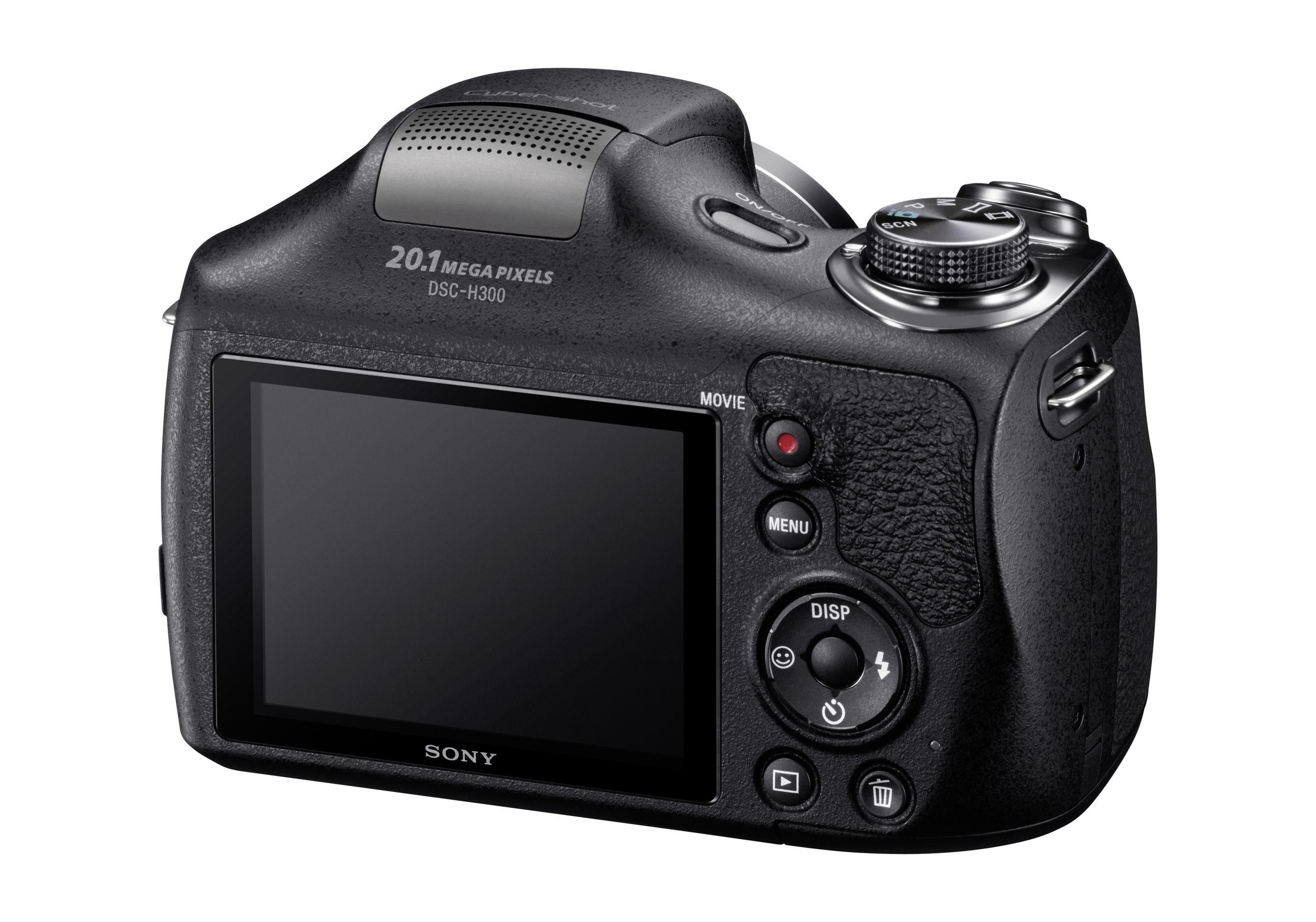 SONY Cyber-shot DSC-H300 Bridgekamera Schwarz, 35x opt. Zoom, TFT-LCD, Xtra Fine