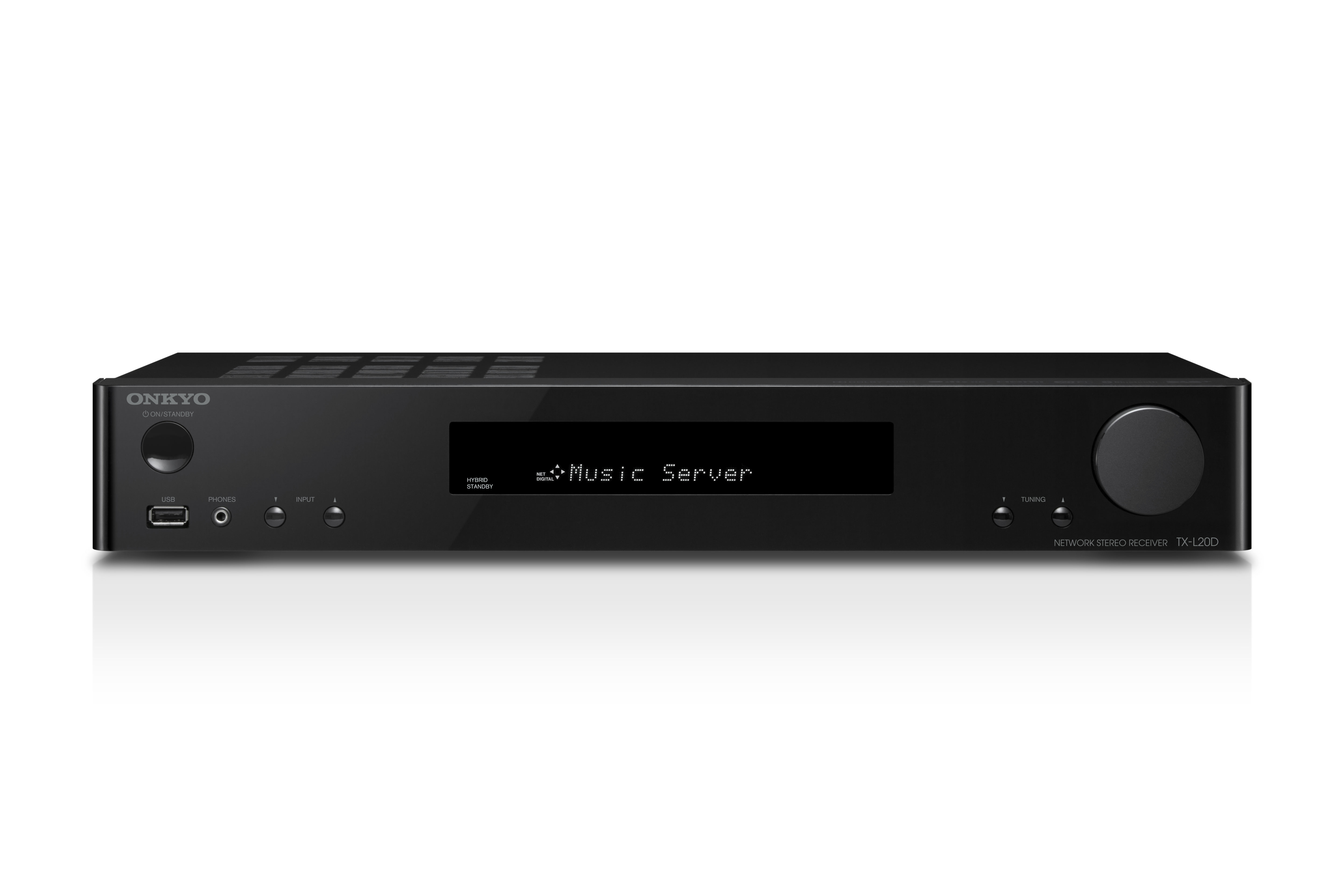 ONKYO TX-L20D Stereo Netzwerk-Receiver (2 Kanäle, 85 Watt pro Kanal, Schwarz)