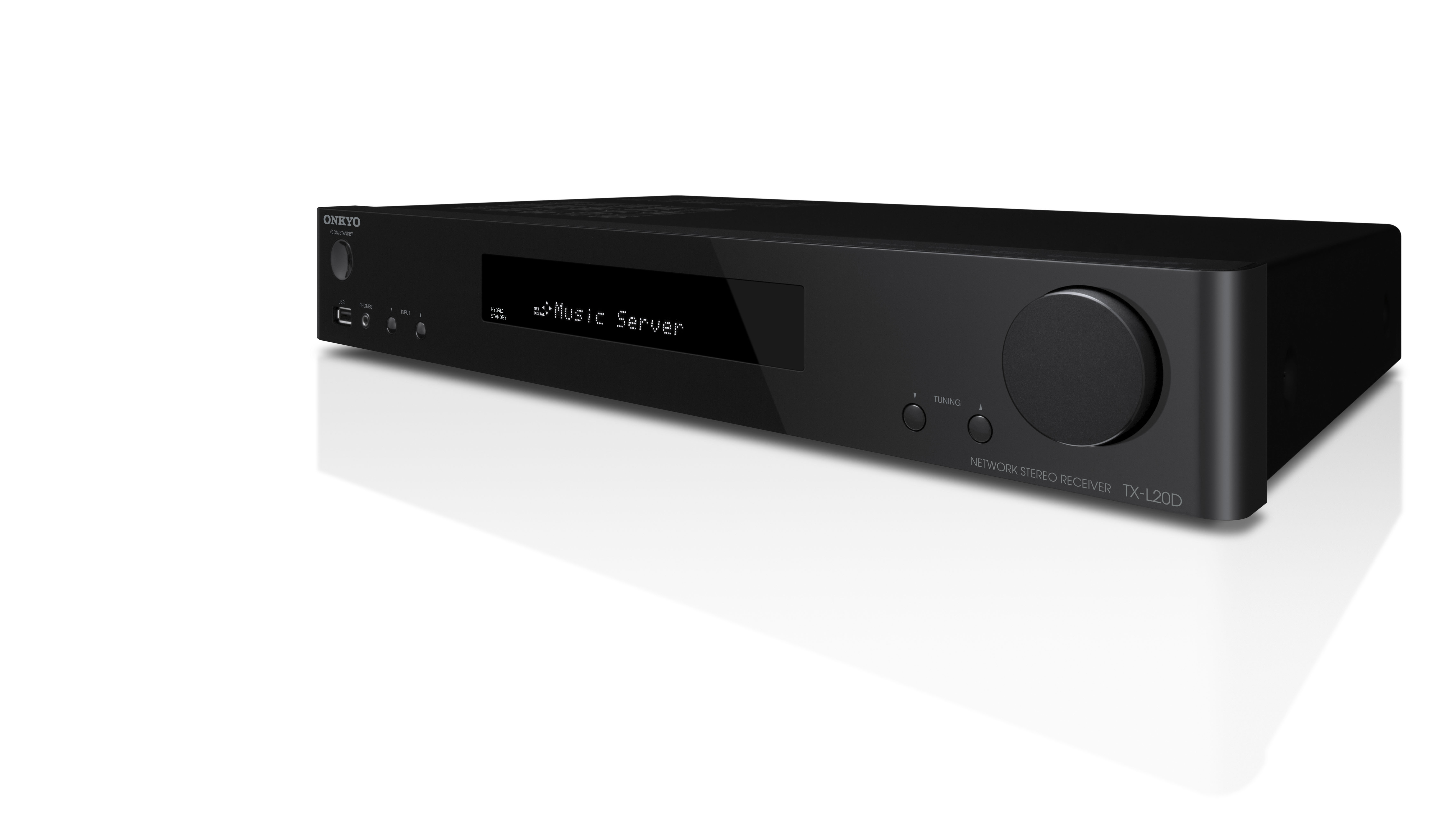 ONKYO TX-L20D Stereo Netzwerk-Receiver (2 Kanäle, 85 Watt pro Kanal, Schwarz)