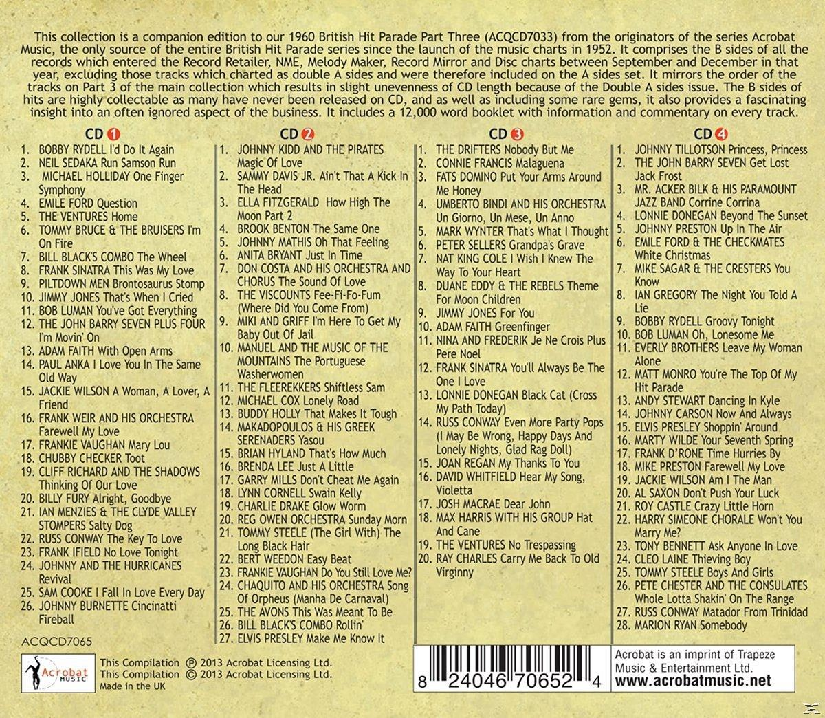 VARIOUS - The 1960 British Hit Parade:B Sides P.3: Sept-Dec  - (CD)