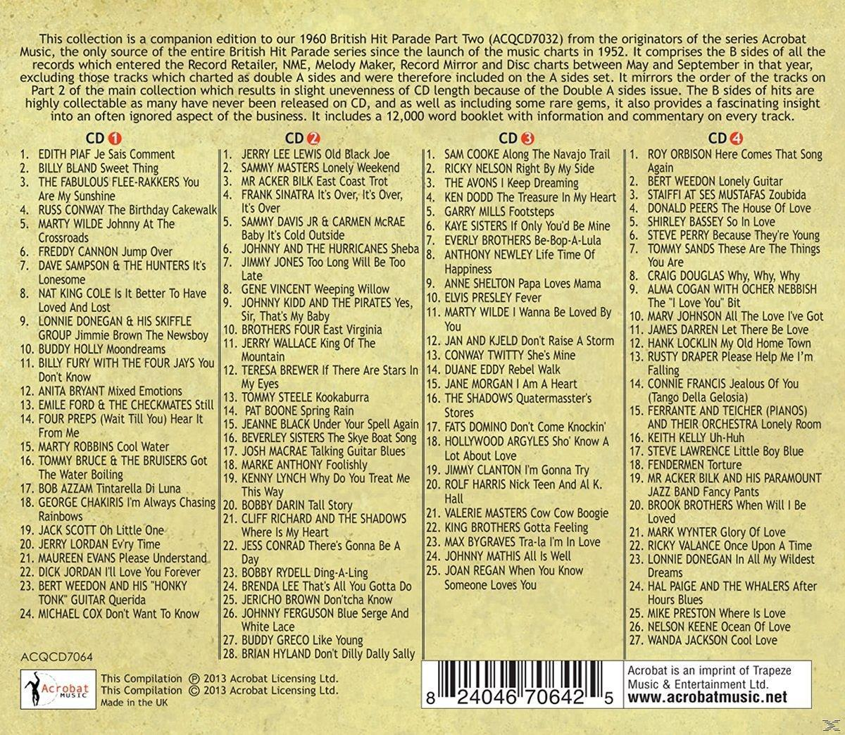 VARIOUS - The 1960 British Hit Parade:B Sides V2: May-Sept.  - (CD)