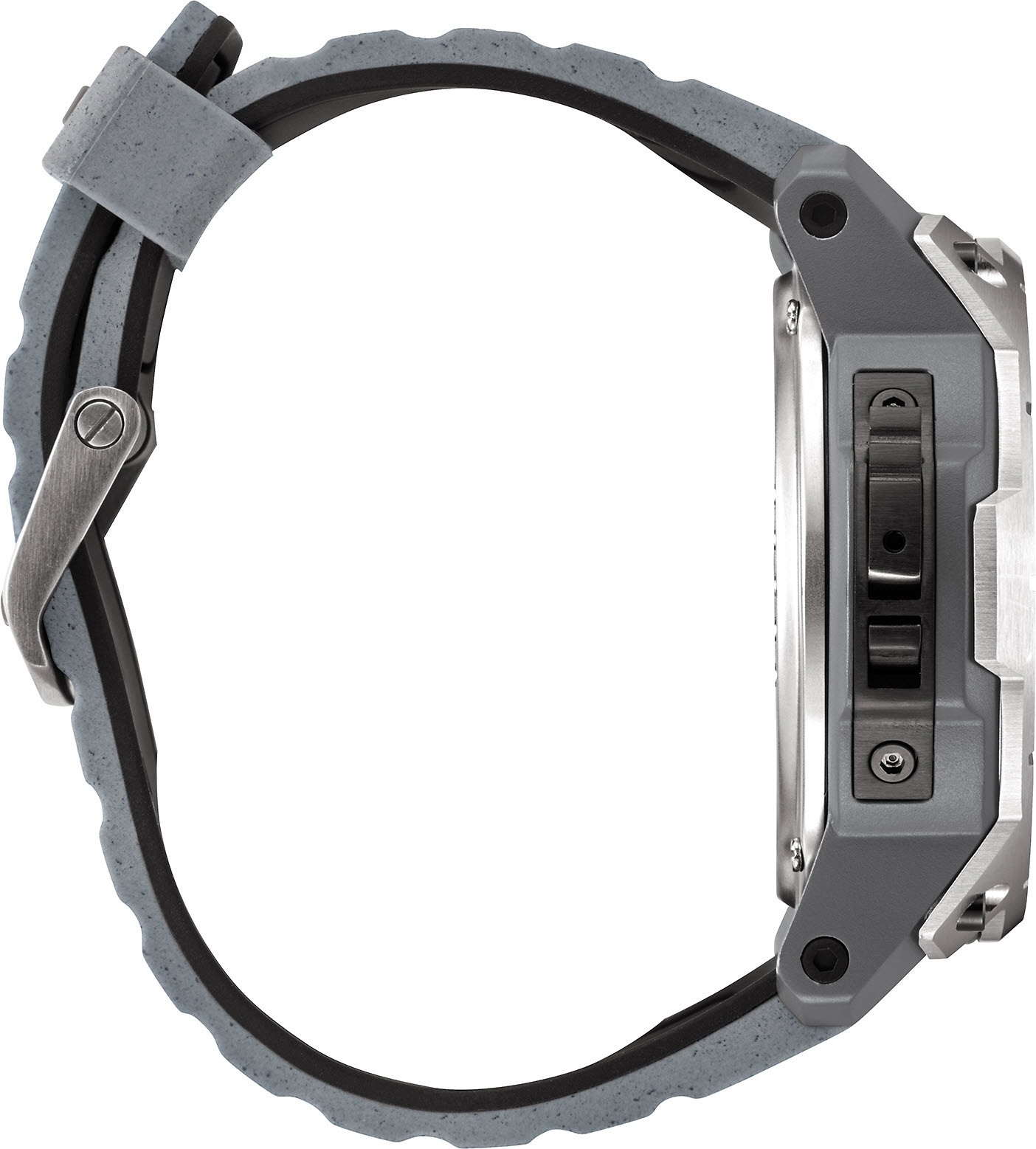 NIXON Mission Smartwatch Polycarbonat, 250-300 mm, Grau