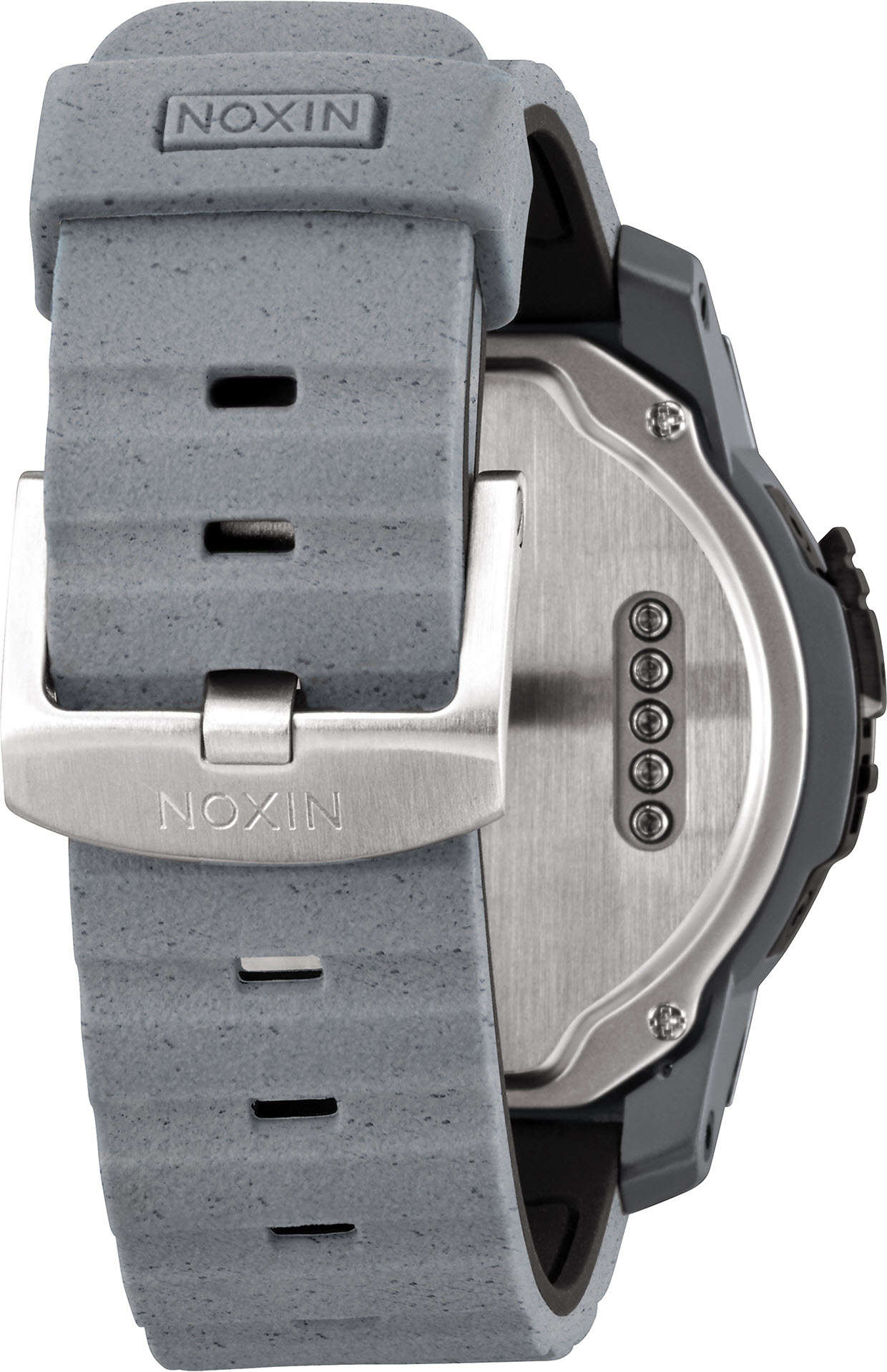 NIXON Mission Smartwatch Polycarbonat, 250-300 mm, Grau