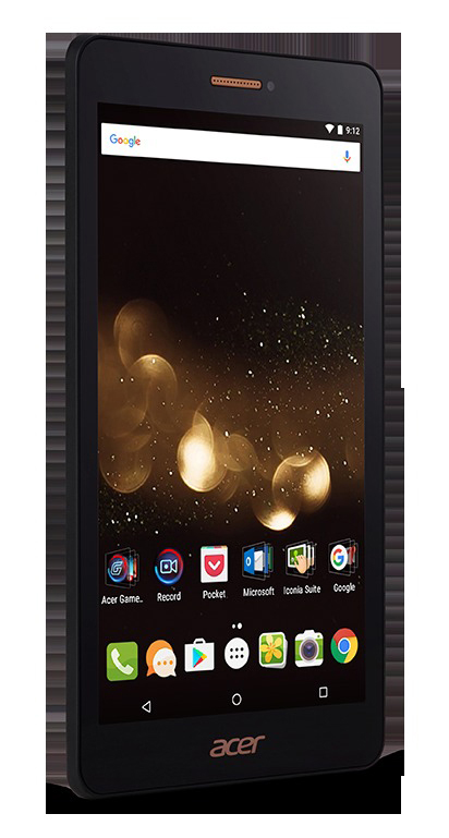 ACER Iconia Talk S (A1-734), Tablet, 16 GB, 7 Zoll, Schwarz/Gold