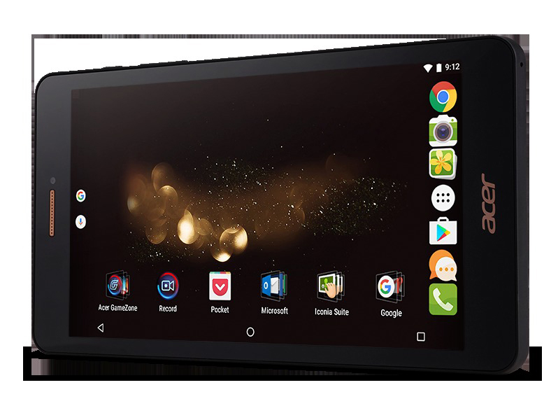 ACER Iconia Talk S (A1-734), Tablet, 16 GB, 7 Zoll, Schwarz/Gold