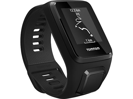 TOMTOM Spark 3 Cardio + Music (Large), Fitness Tracker, L (143-206 mm), Schwarz