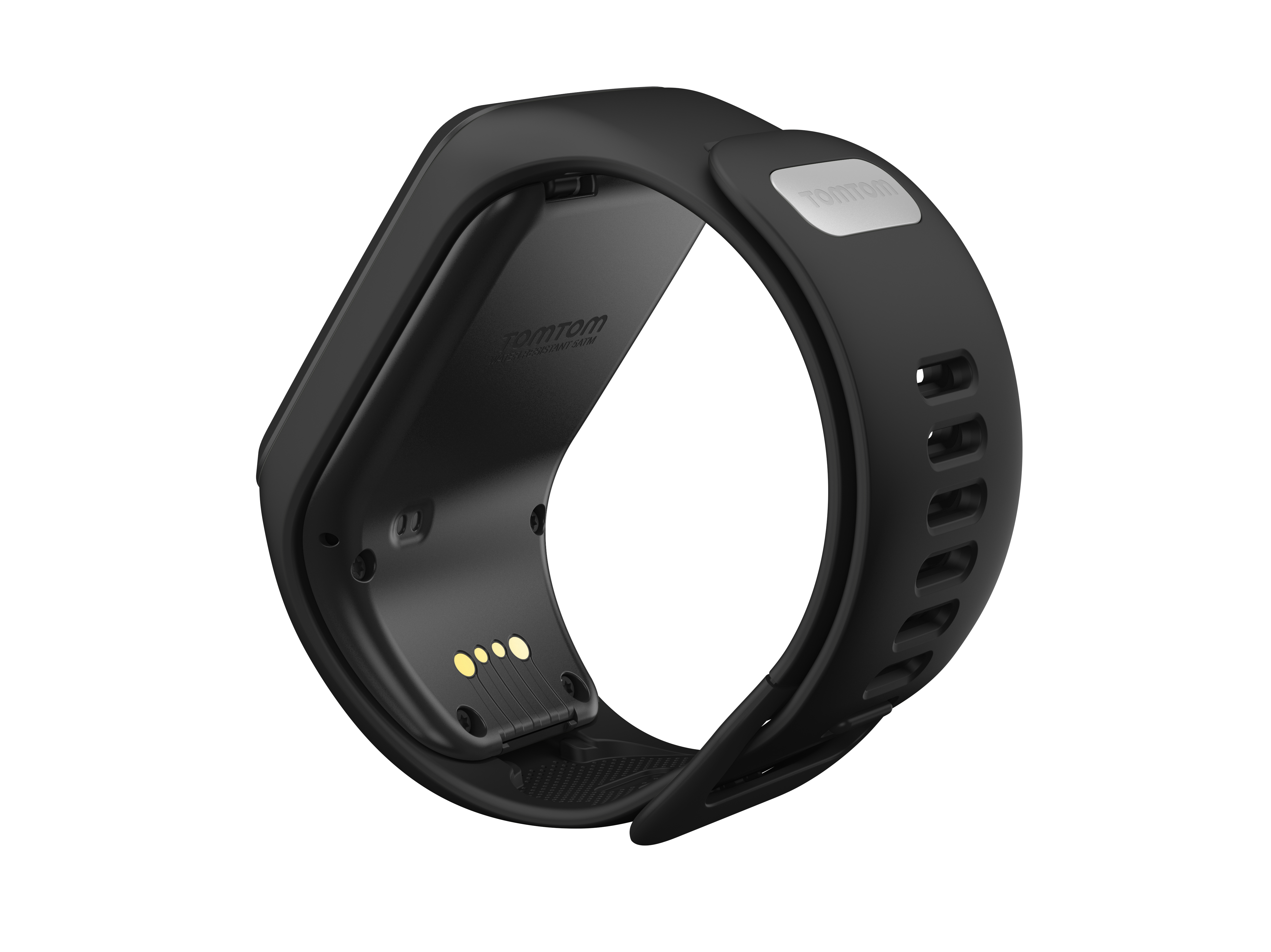 TOMTOM Spark 3 Music + Headphones (Large), Fitness Tracker, L (143-206 mm), Schwarz