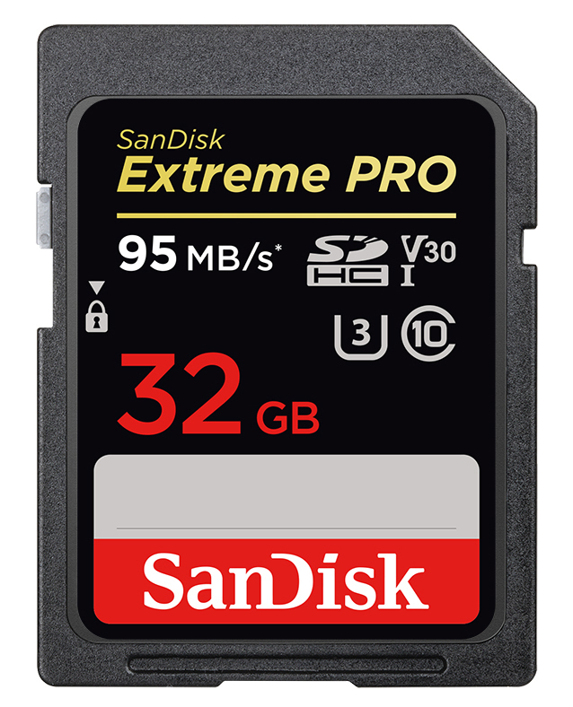 SANDISK Extreme PRO UHS-I, SDHC SDHC Speicherkarte, 32 GB, 95 MB/s