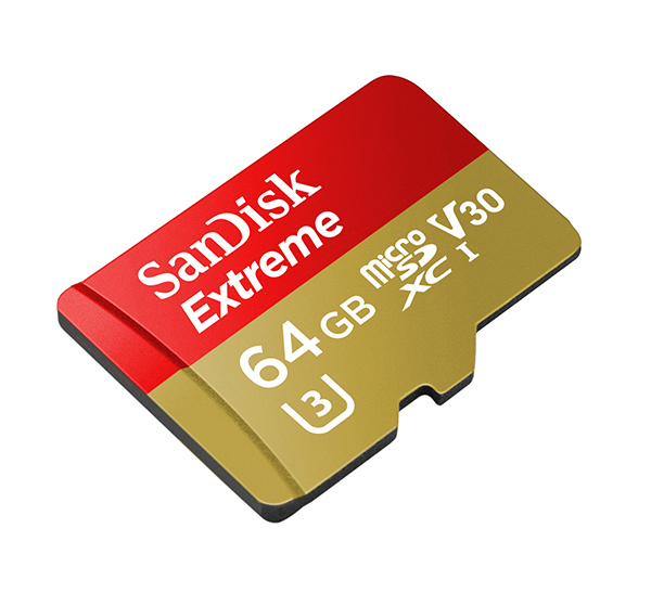 SANDISK Extreme®, Micro-SDHC MicroSDHC Speicherkarte, 64 GB