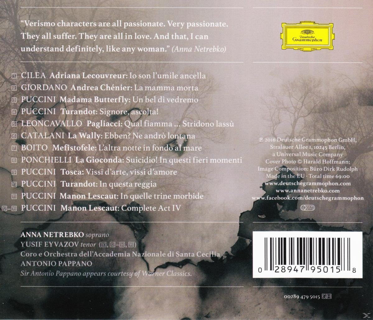 Rückseite einer Opern-CD mit Text über Lieder und Interpreten.