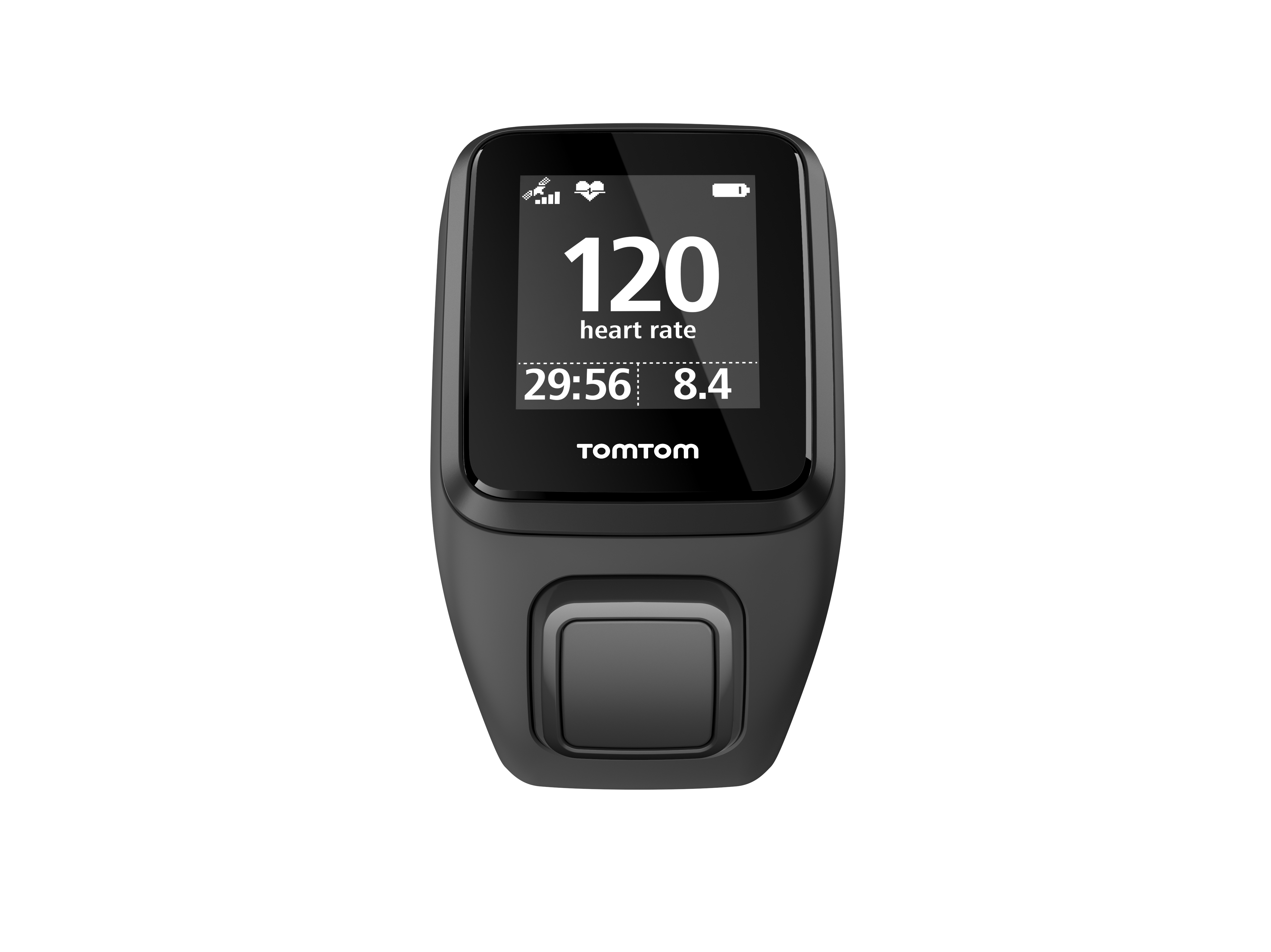 TOMTOM Spark 3, Fitness Tracker, L (143-206 mm), Schwarz