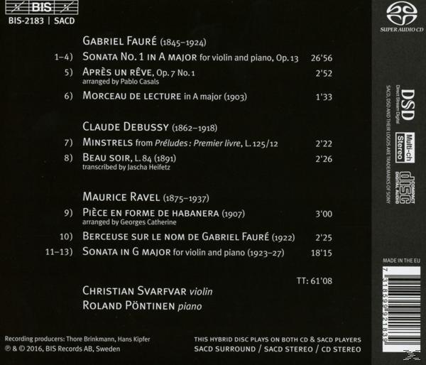Svarfvar/Pöntinen - Apres un reve  - (SACD Hybrid)