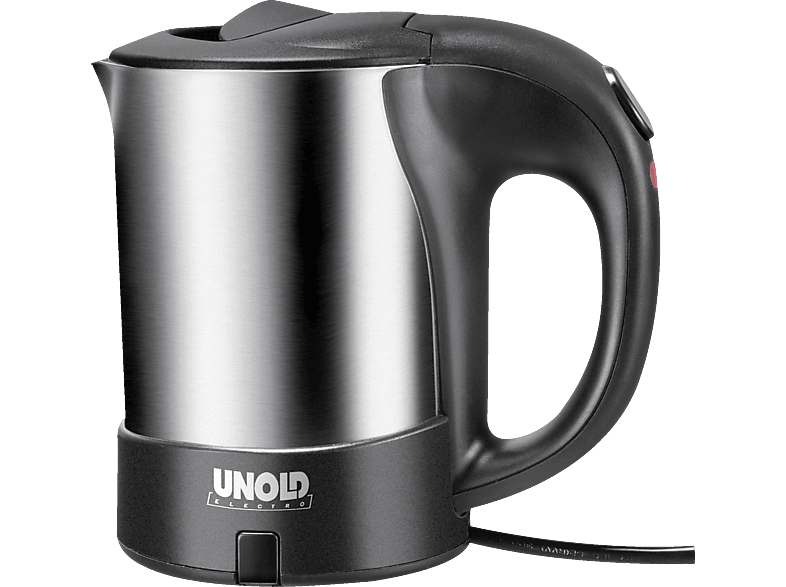 UNOLD 18575 Wasserkocher, Schwarz/Edelstahl