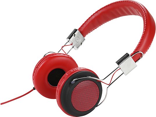 VIVANCO Street Colourz - Cuffie (On-ear, Rosso)