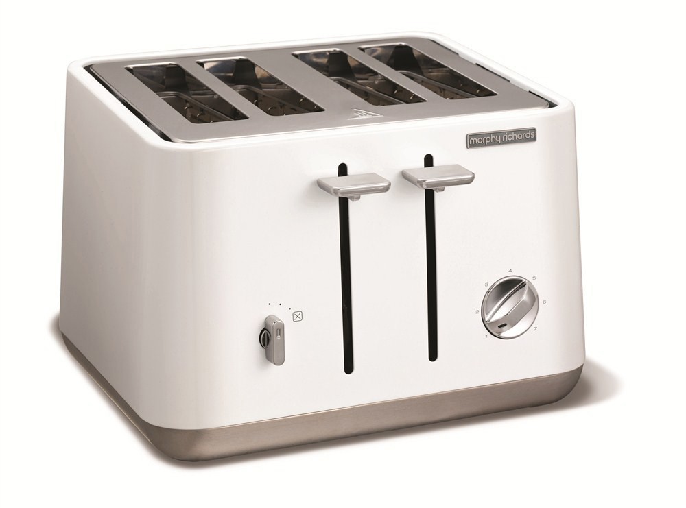 MORPHY RICHARDS 240003 Aspect Toaster Weiß (1800 Watt, Schlitze: 4)