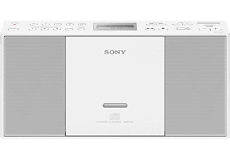 SONY SONY ZS-PE60 - Stereo portatile con CD - USB - Bianco - Boombox (FM, Bianco)