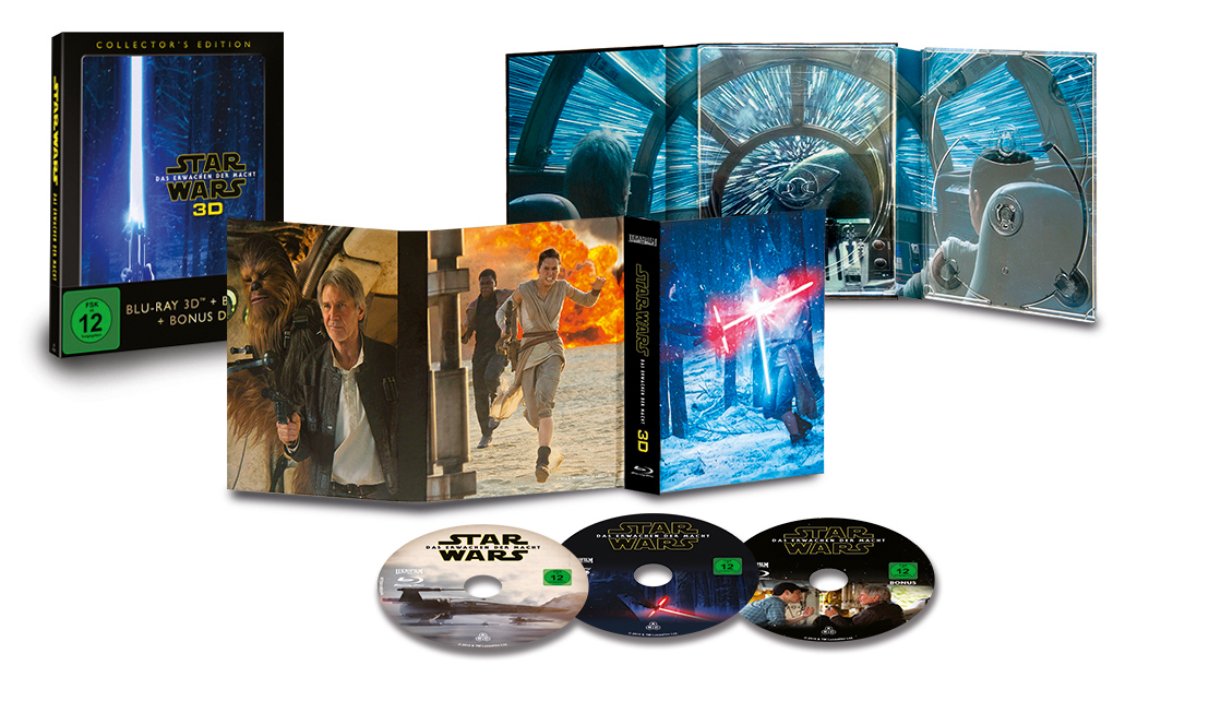 Star Wars: Das Erwachen der Macht - Collector's Edition (3D+2D Blu-ray + Bonus-Disc) 3D Blu-ray (+2D)