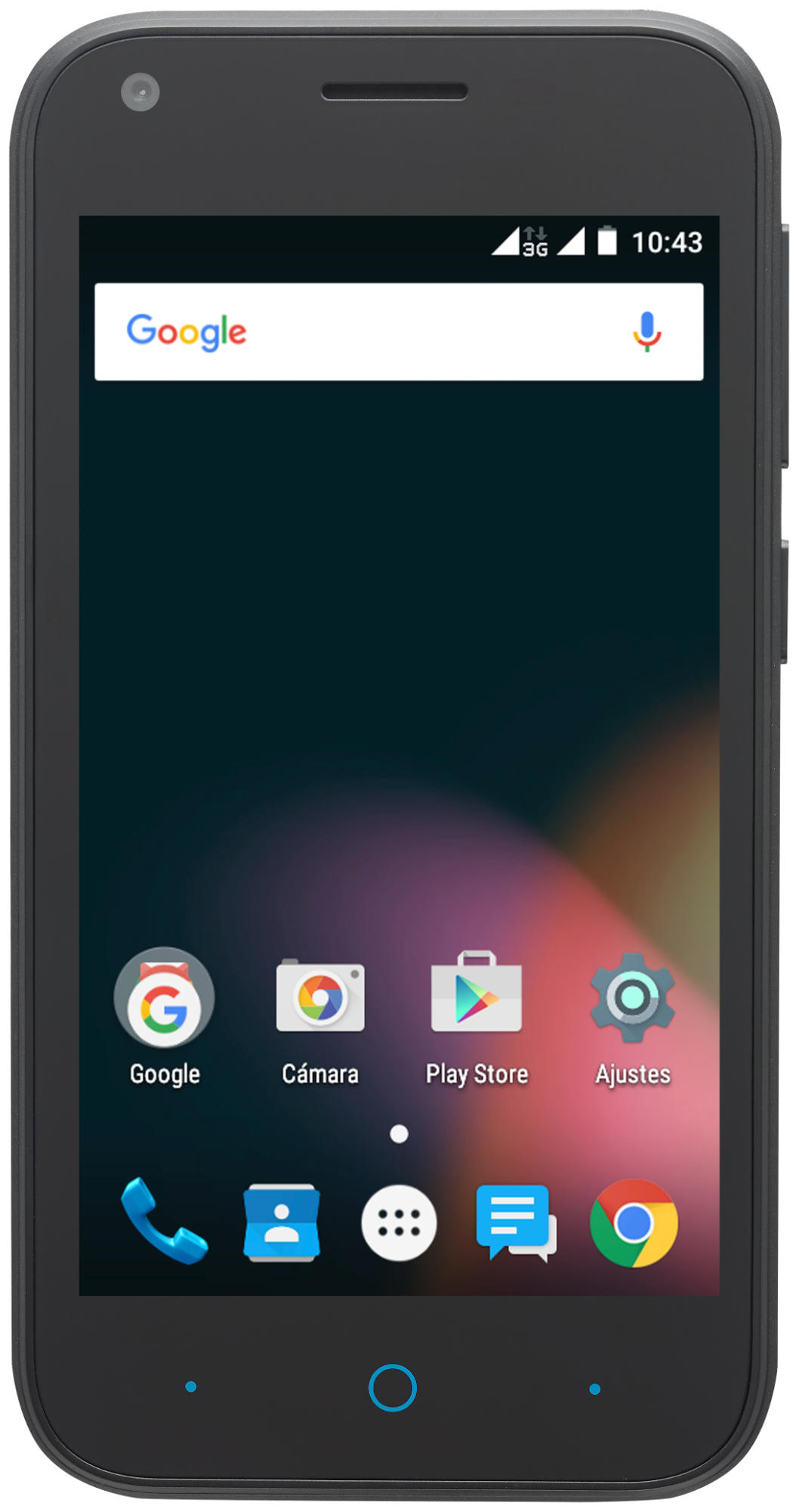 ZTE BLADE L110 8 GB Schwarz Dual SIM