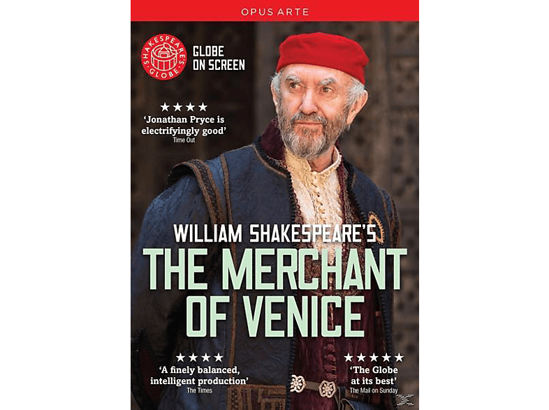 Shakespeare’s Globe – THE MERCHANT OF VENISE – (DVD)