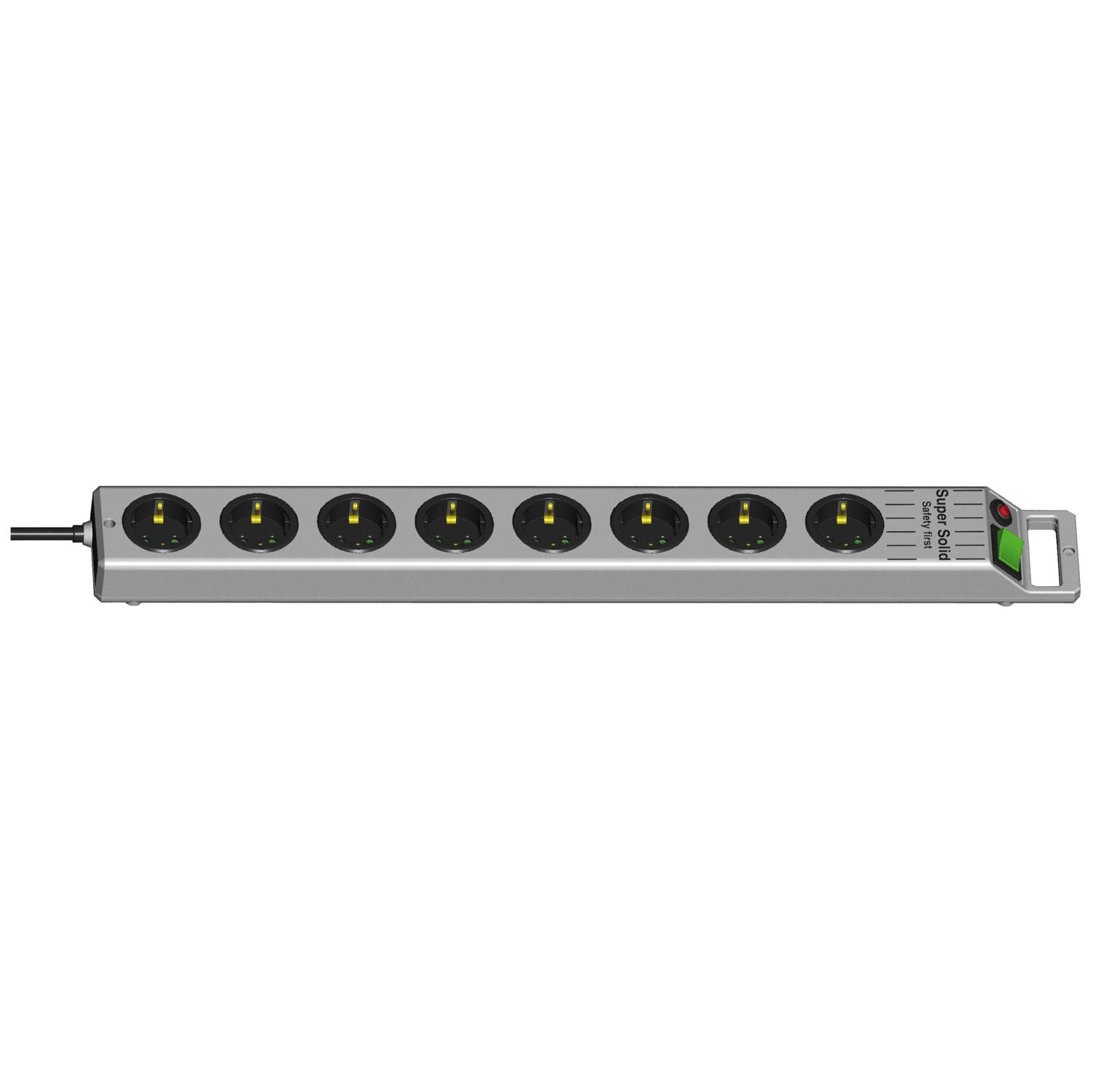 BRENNENSTUHL Super-Solid Steckdosenleiste, 2,5 m