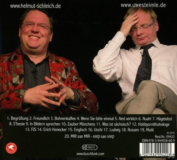 Schleich,Helmut,  Steimle,Uwe - Mir San Mir...Und Mir Ooch  - (CD)